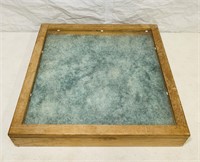 Wood Showcase w/ Plexi Glass Top, 24” x 24”