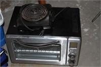Toaster oven and hot plate