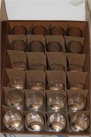 24 piece set of drinking glasses, various sizes