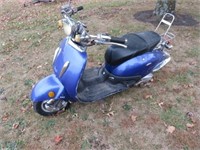Blue Moped
