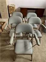 5 VERY NICE PADDED CHAIRS