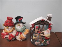 Snowman and Santa Work Shop