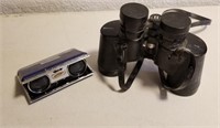 Vintage Fold-up & Buishnell Insta-focus Binoculars