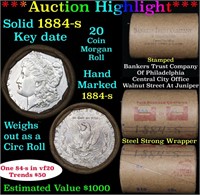 ***Auction Highlight*** Full solid Key date 1884-s