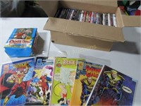 DVDs and wax box of Roger Rabbit trading cards