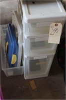 Storage drawers plastic