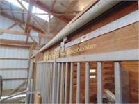 4) 12’ horse stalls fronts with 2 interior walls: