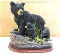 Sculpture-Bears-resin H 9" W 10" No markings