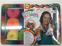 Alex Crochet A Rainbow Scarf