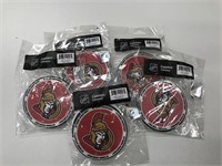 5 Packs Ottawa Senators Coasters