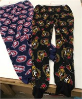 2 New Pairs Size L NHL PJ Pants