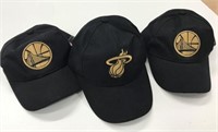 3 New Miller Genuine Draft NBA Hats
