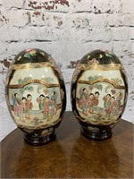 Hand Painted Asian Decorative Eggs