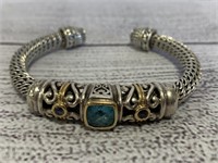 .925 Sterling Bracelet w/ Gemstone