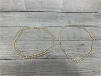 2-Piece Pearl Necklaces