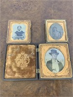Antique Tin Type Photographs
