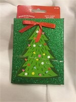 Wondershop Gift Card Holder 
Green Glitter