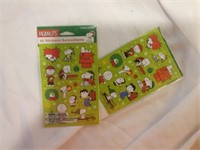 2 pack Peanuts Holiday Stickers
42 ct each