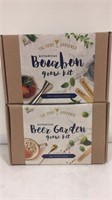 Botanical grow kits, Bourbon, Beer