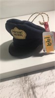 Policeman hat tree ornament