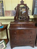 Antique Dresser w/ Swivel Mirror