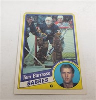 1984-85 TOM BARRASSO ROOKIE HOCKEY CARD OPC
