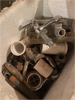 Box of plumbing parts
