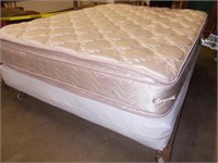 Queen Double Bed Complete With Frame &