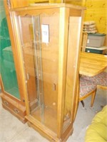 4 Tier Curio Cabinet w/Glass Doors, Needs