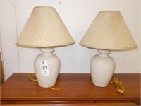 (2) Table Lamps, 26"H - Nice!