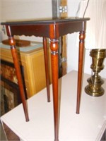 Cherry Table Stand, 12 1/2"Wx12 1/2"Dx25 1/2"H