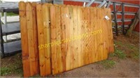 3 pcs Wood fence
