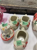 Pottery Pig Collection -Bank / Creamer