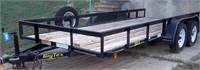 16'3" x 76" Big Tex Flatbed Trailer-New Floor