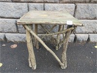 NEAT RUSTIC BENT TWIG TABLE 13X12X14 INCHES