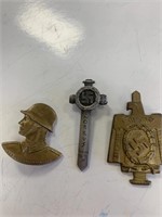 3 early WW2 German Military Pins