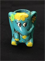 1970 ADORABLE Elephant Planter / Pen Holder