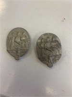 2 German 1935 Nazi Labor Day pins