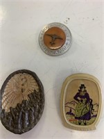 3 early German pins