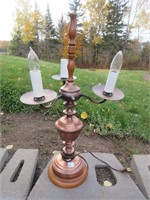 SUBSTANTIAL BURNISH COPPER LAMP