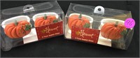 SIX Pumpkin Napkin Rings (Only Pictured 4)