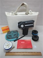COOL VINTAGE EUMIC VIENNETTE 3 MOVIE CAMERA/CASE