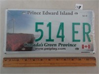 PEI CANADA'S GREEN PROVINCE LICENSE PLATE