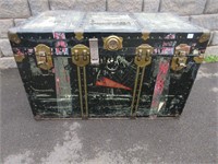 FUNKY METAL TRUNK 36.5X17.5X22 INCHES