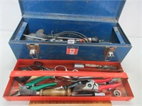 TOOL BOX, TRAY AND CONTENTS