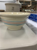 McCoy #10 Pottery Bowl Pink/Blue