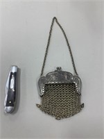 Mesh Purse- Knife for detail