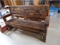 Heavy Duty Wood Bench