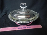 Anchor Hocking Dish with Silver-look Bowl & Lid