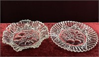 Pair of Glass Serving Dishes